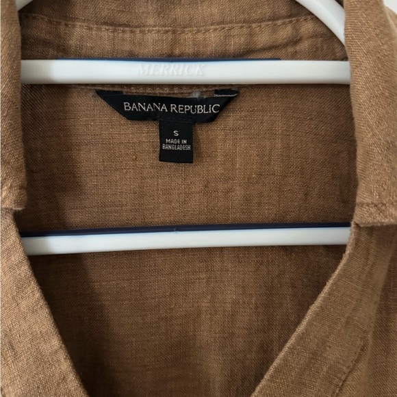 NWOT Banana Republic Linen Cropped Top Small - Picture 3 of 4